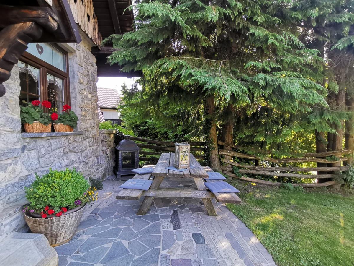 Apartma Alpski Vrt Vojsko Exteriör bild